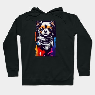 Astronaut chihuahua profile Hoodie